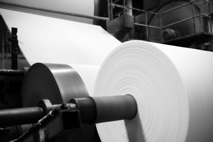 Produção de papel